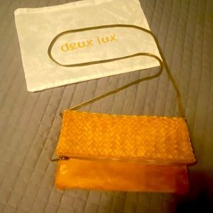 Deux Lux Madison Woven Fold Clutch